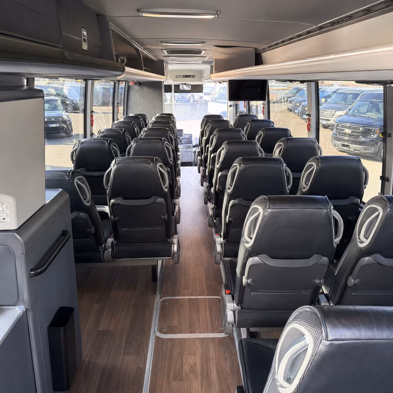 forget coordinating a vehicle convoy one charter bus handles your entire group