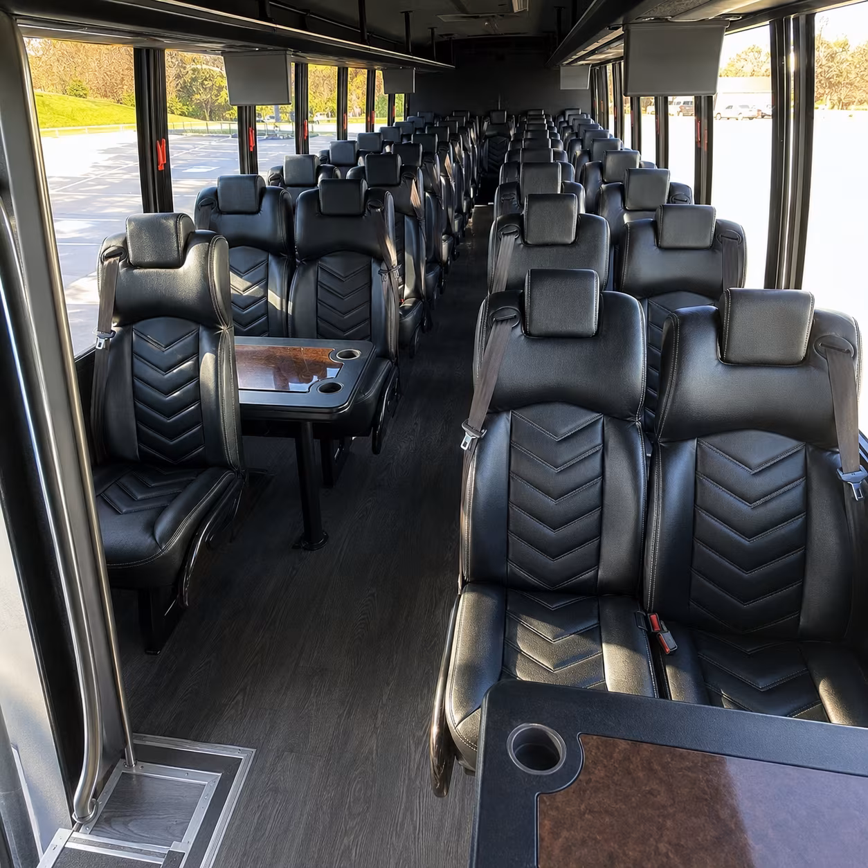 miami beach wedding transportation onboard seating