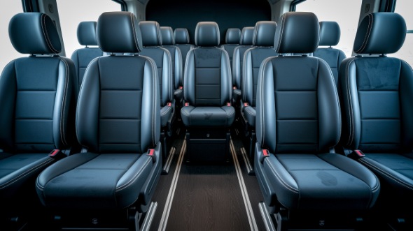 sprinter van with driver inside hollywood